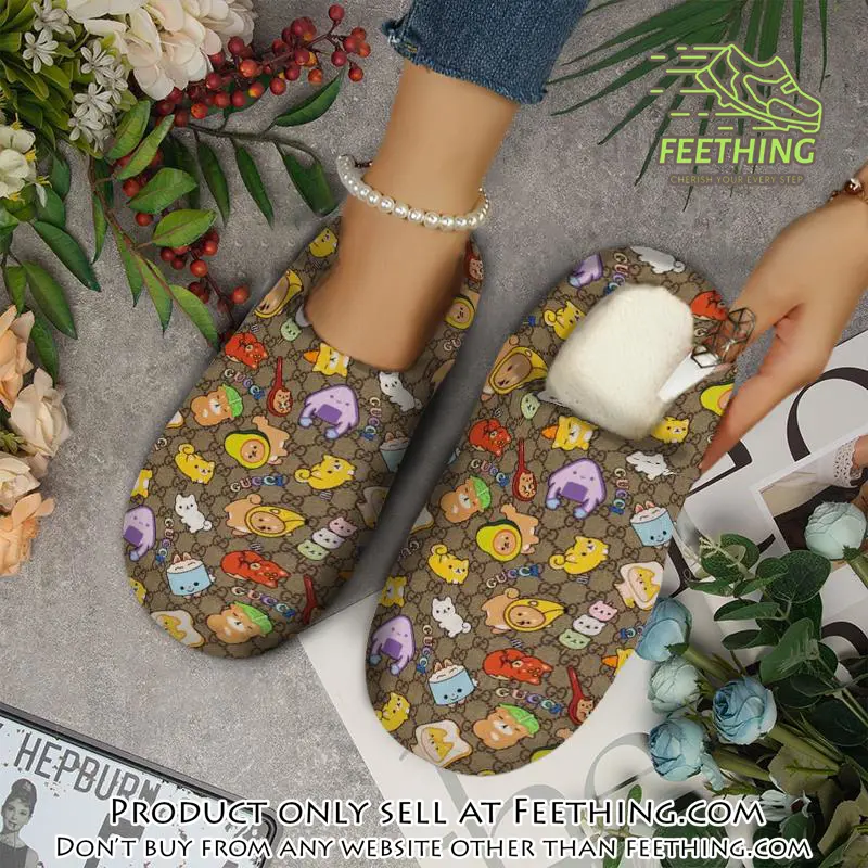 Gucci fleece slippers luxury inhouse slippers ihs1009 ft5339732